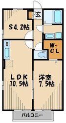 アミティエ　マノの物件間取画像